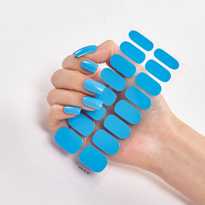 Pure Solid Color Nail Stickers - Salon Nails in Seconds