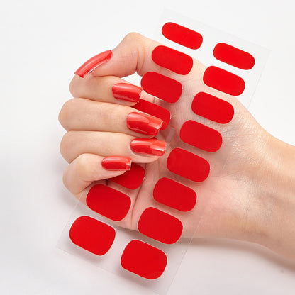 Pure Solid Color Nail Stickers - Salon Nails in Seconds