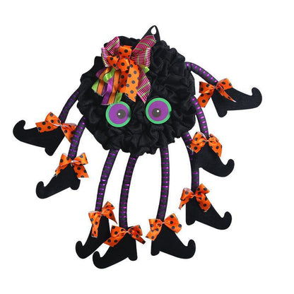 Creative Halloween Spider Door Hanging Wreath
