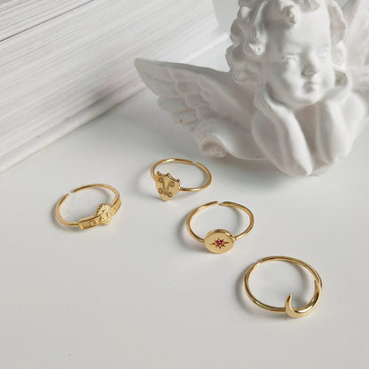 Circular Gold Ring