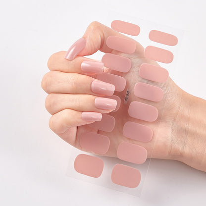 Pure Solid Color Nail Stickers - Salon Nails in Seconds