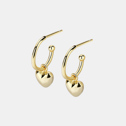 Simple Love Heart Shape Earrings