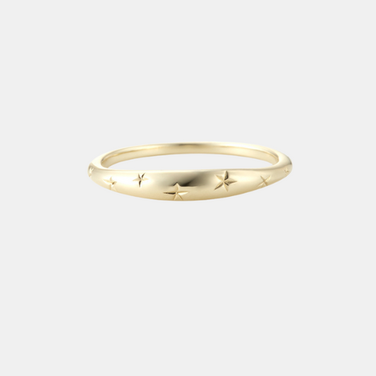 Gold Star Ring