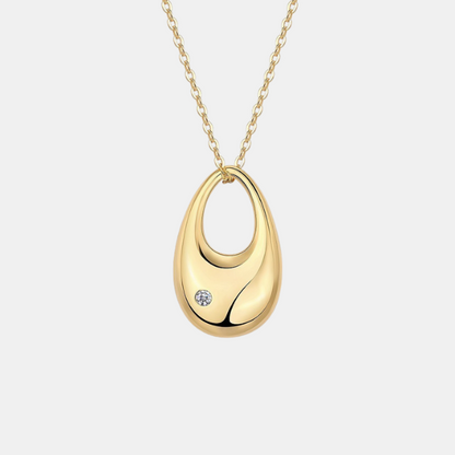 Fashion Moissanite Gold Necklace