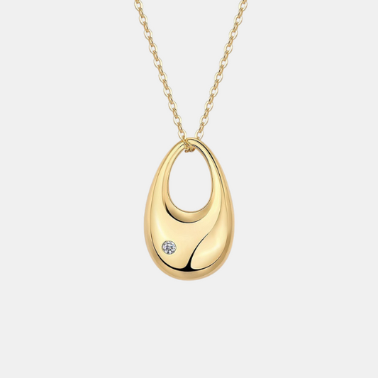 Fashion Moissanite Gold Necklace