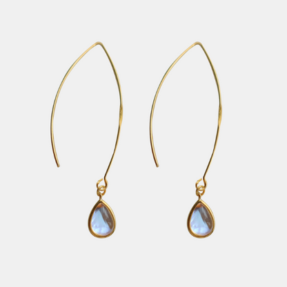 Droplet Moonlight Stone Earrings