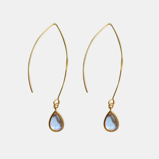 Droplet Moonlight Stone Earrings