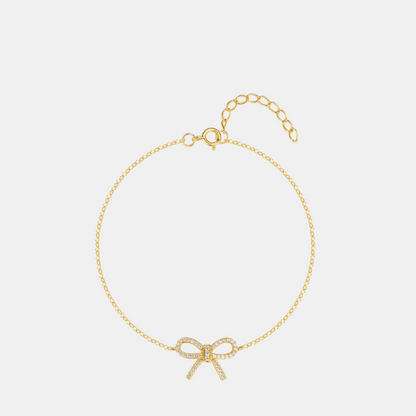 Zircon Bow Bracelet