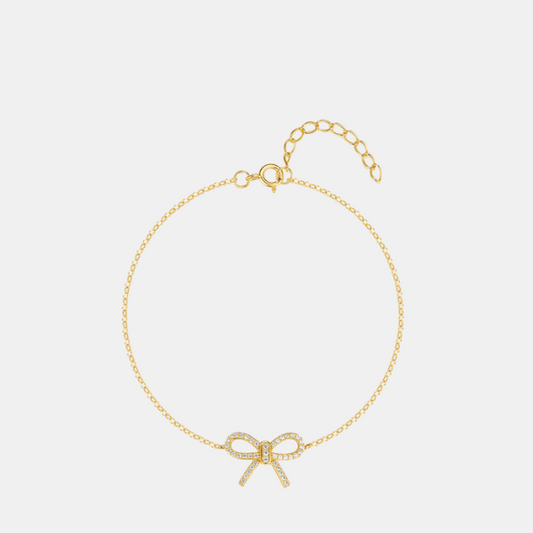 Zircon Bow Bracelet