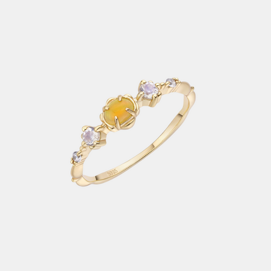Silver Plated Gold Female Ring