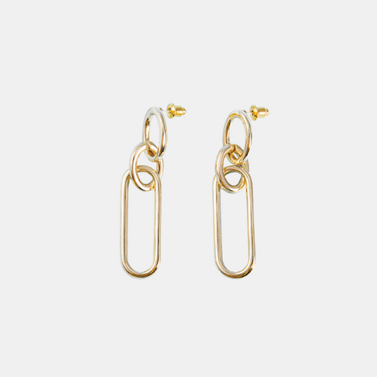 Needle Hoop Earrings