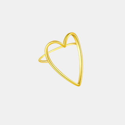 High Sense Love Heart-shaped Ring