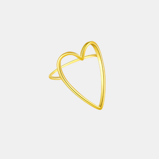 High Sense Love Heart-shaped Ring