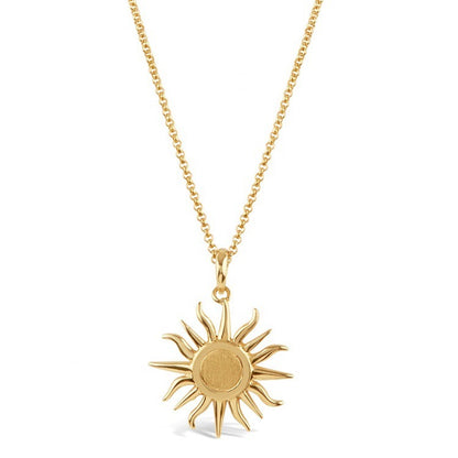 Stainless Steel Women's Necklace 18k Gold Plated