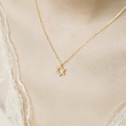Six-pointed Star Necklace