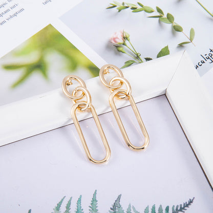 Needle Hoop Earrings