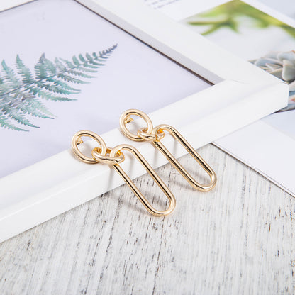 Needle Hoop Earrings