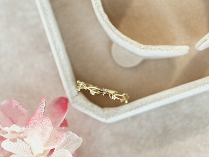 All-match 925 Sterling Silver Gold Plated Ring