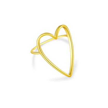 High Sense Love Heart-shaped Ring