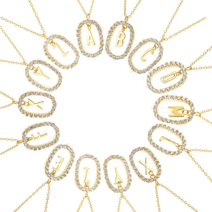 Elegant Letter Name Necklace