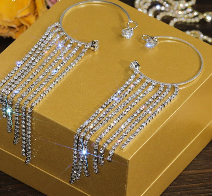 Elegant Long Tassel Earrings