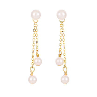 Long Elegant Tassel Earrings
