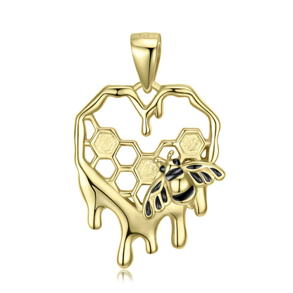 Honeycomb Gold Necklace