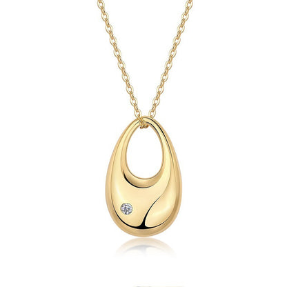 Fashion Moissanite Gold Necklace