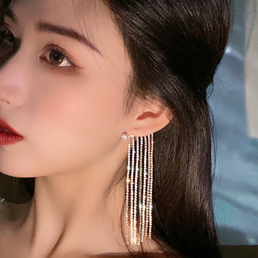 Elegant Long Tassel Earrings